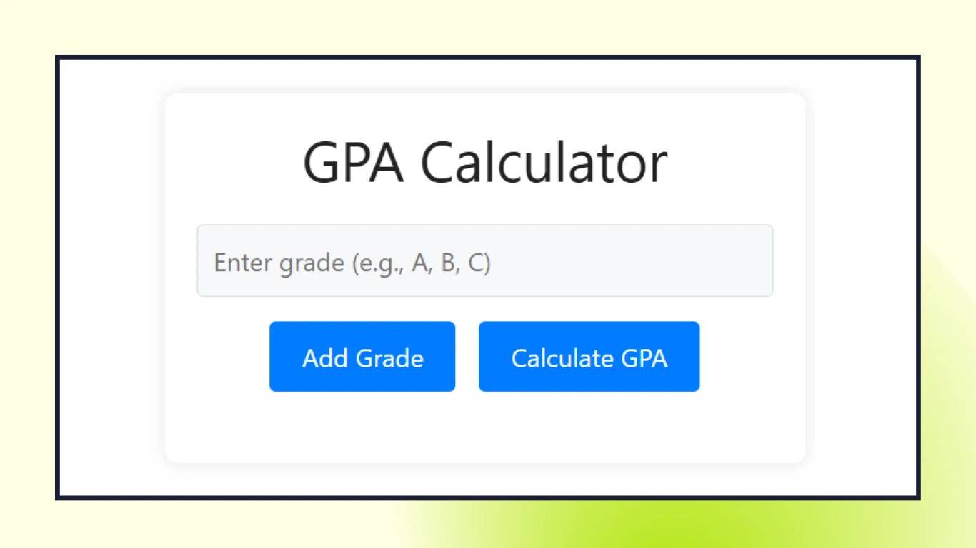 Free GPA Calculator Without Credits
